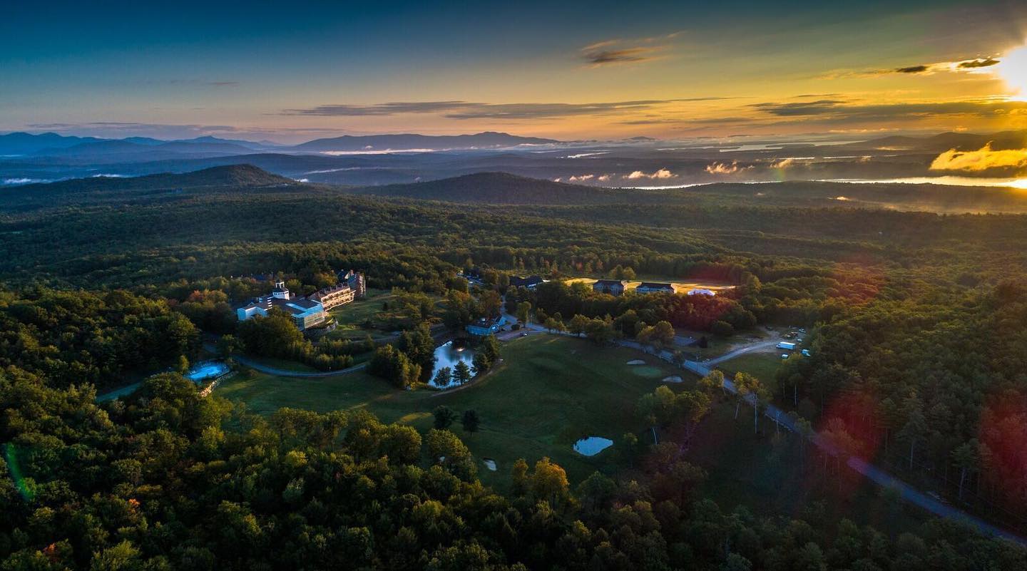 Aerial view of Steele Hill Resort
